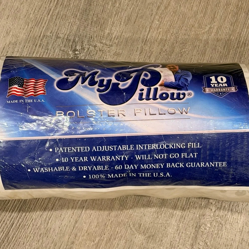 MyPillow Bolster Pillow new in package